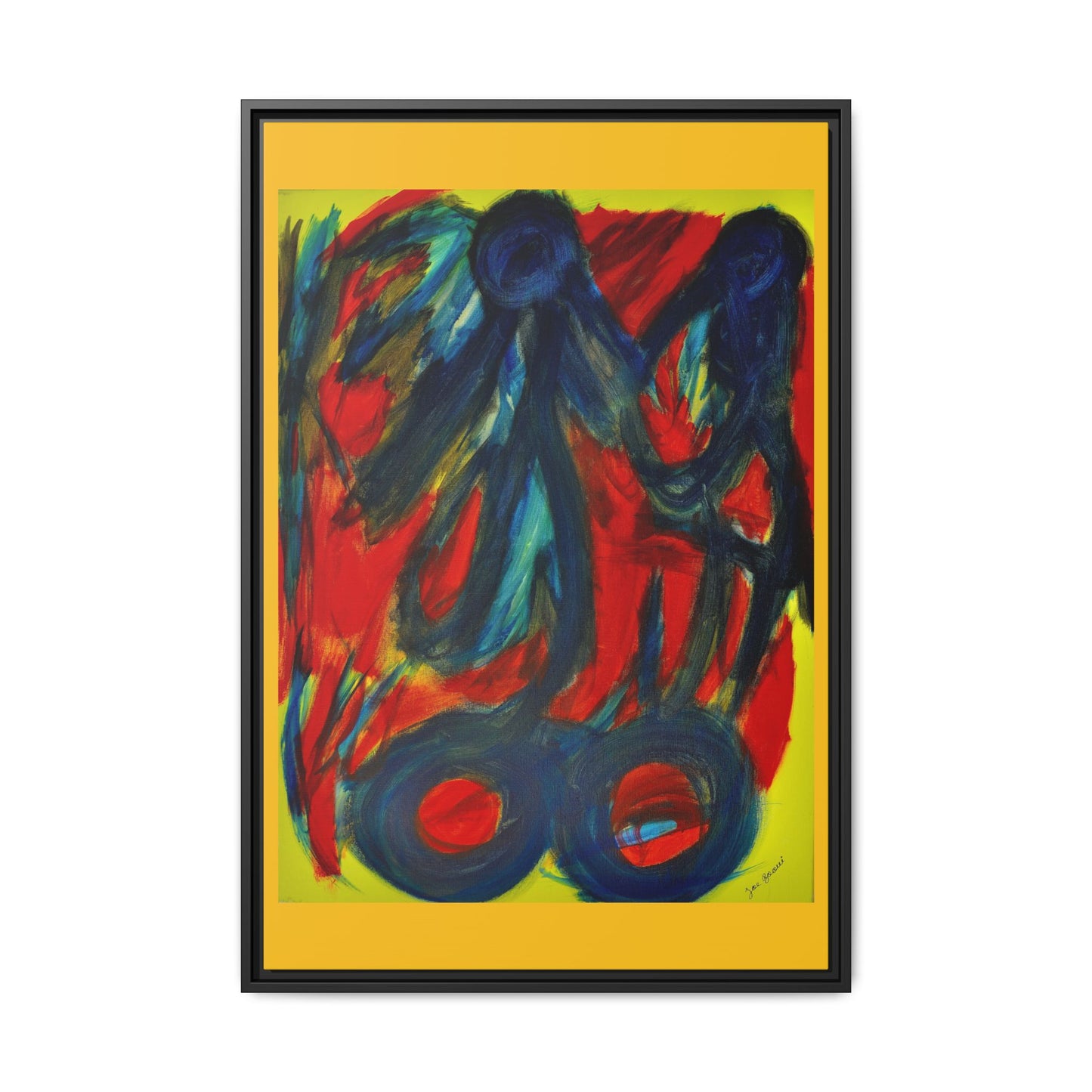 The Bicycle and The Couple, Painting Prints